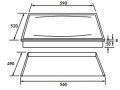 Kích thước Bếp từ không giới hạn vùng nấu Rosieres RES6D