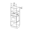Lò vi sóng âm tủ Hafele HM-B38A 535.34.000 (có nướng)