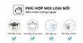 Bếp từ kết hợp hồng ngoại Malloca MH-03IRB BR kính âm 2 từ 1 điện