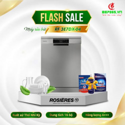 Máy rửa bát độc lập 13 bộ Rosieres RF 3E7DX-04
