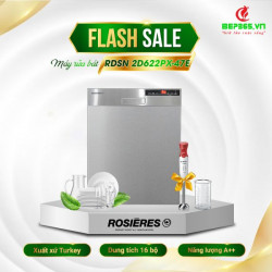 Máy rửa bát âm tủ Rosieres RDSN 2D622PX-47E-16 bộ