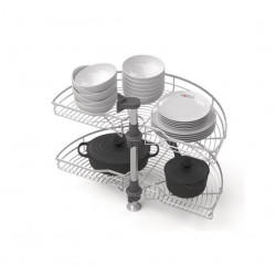 Bộ Rổ Góc Mezzo Xoay 180° Hafele 548.37.001