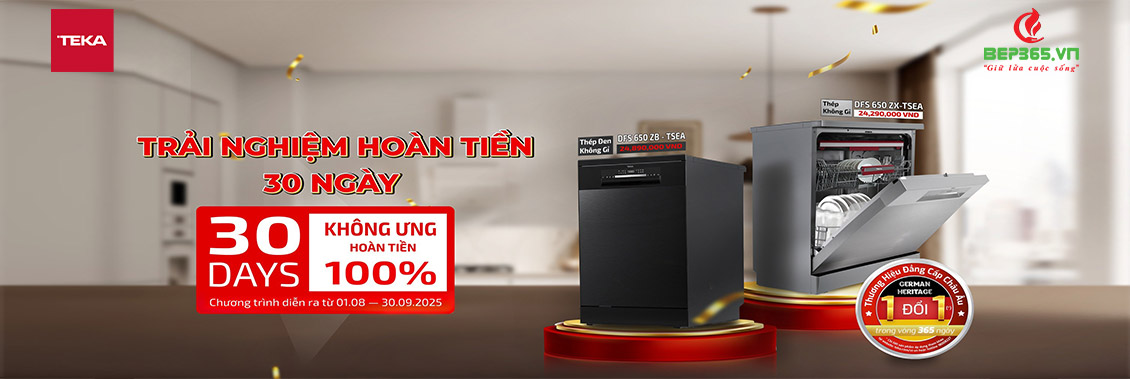 Trải Nghiệm Máy Rửa Chén Teka Trong Vòng 30 Ngày 