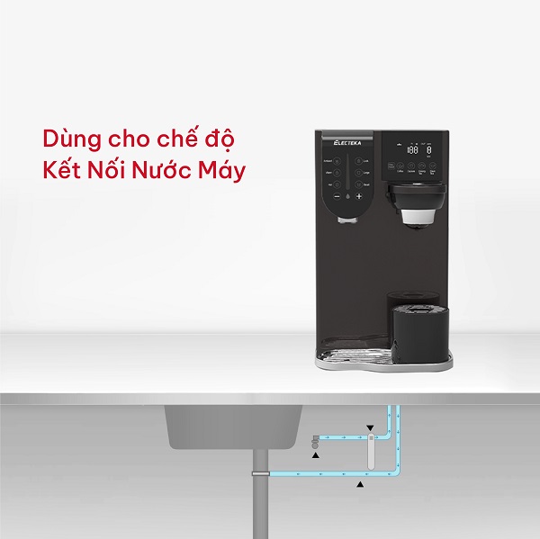 lắp đặt của Lõi tiền lọc (Dùng cho máy lọc nước Electeka E6-E8B-E8W)