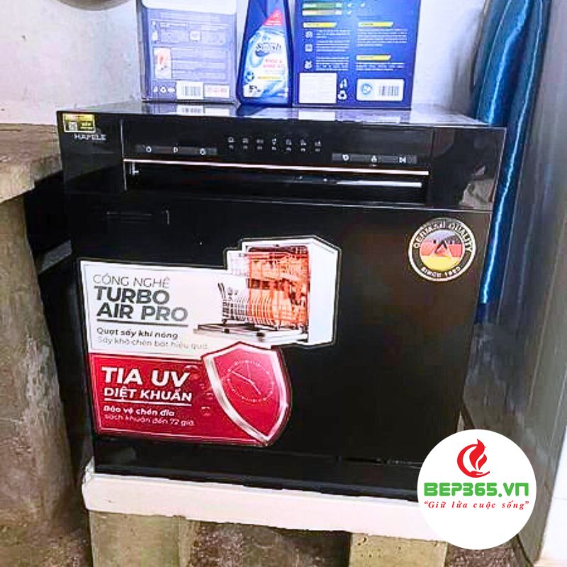 Hình ảnh thực tế máy rửa chén bát HDW-T5551B Hafele 538.21.340