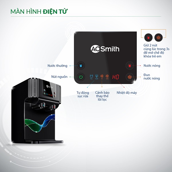 Màn hình Máy lọc nước A. O. Smith ProPlanet P7 (New)