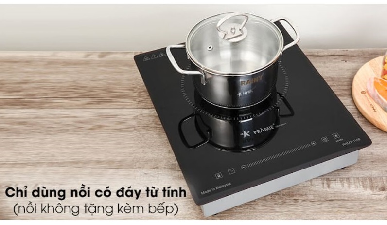 Ảnh thực tế bếp từ mini Pramie PRMY-1108 