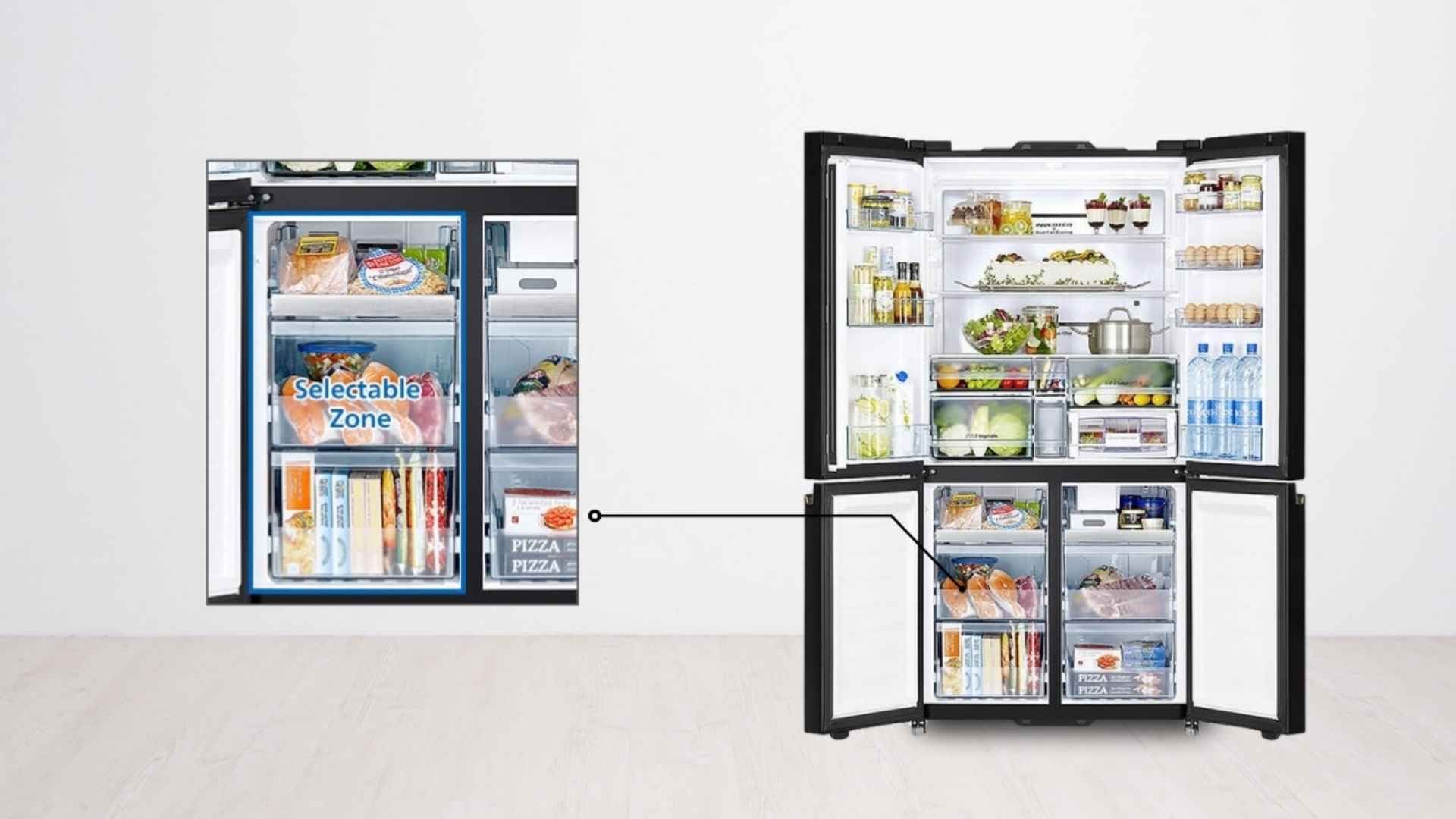 Ngăn chuyển đổi Tủ lạnh Hitachi Inverter 569 l&iacute;t R-WB640VGV0 GMG