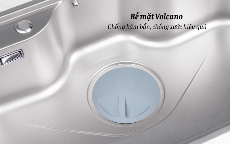 Chậu rửa bát GrandX GX7848JP bề mặt volcano chống xước