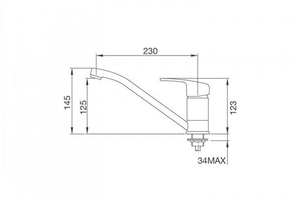 Thông số kỹ thuật của Vòi rửa chén bát Malloca K120N