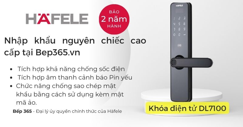 Khóa điện tử Hafele DL7100 912.05.498 