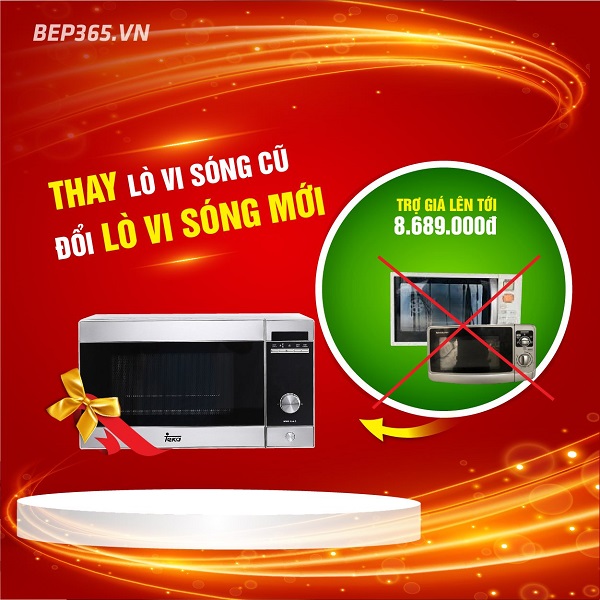 Chương trình khuyến mại thu cũ đổi mới lò vi sóng