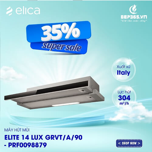 Khuyến mại Máy hút mùi Elica ELITE 14 LUX GRVT/A/90 - PRF0098879