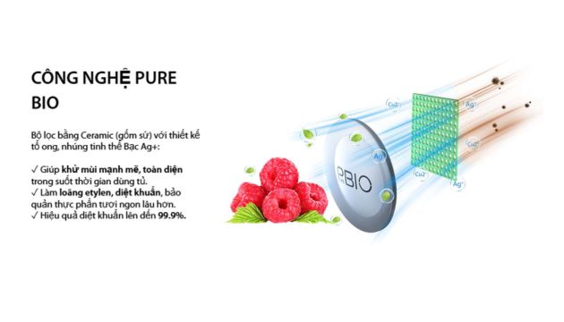 Khả năng khử mùi, khử khuẩn tối ưu của tủ lạnh Toshiba