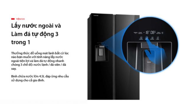 Tính năng tiện lợi trên tủ lạnh Toshiba