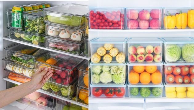 Sắp xếp thực phẩm vào ngăn mát