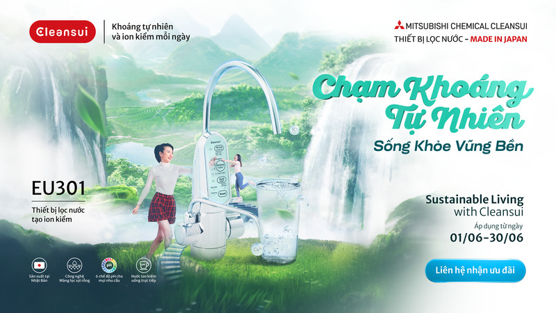Khuyến mại - Thiết bị lọc nước Mitsubishi Cleansui