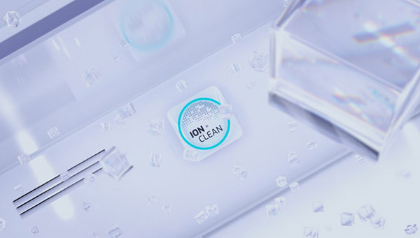 Công nghệ IonClean của tủ lạnh Teka RFD 77820 tạo ra các ion âm giúp vô hiệu hóa vi khuẩn và các hạt gây mùi hôi