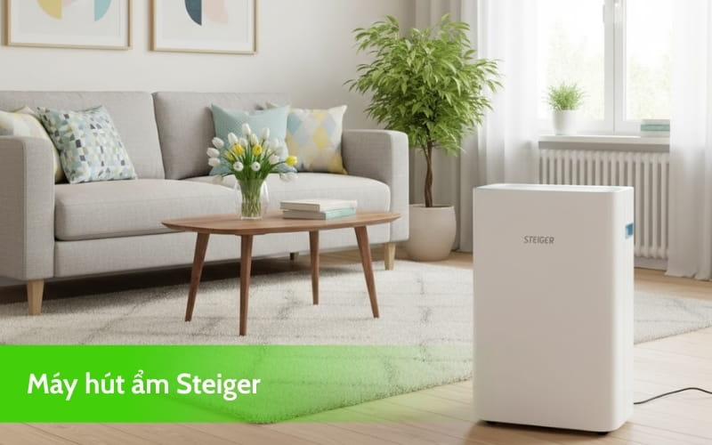 giá máy hút ẩm Steiger