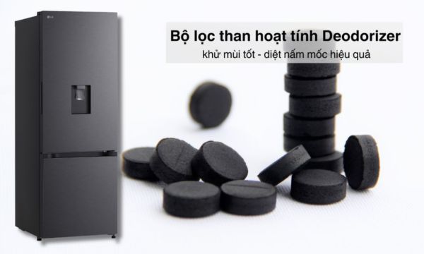 Bộ lọc mùi Deodorizer trên tủ lạnh LG