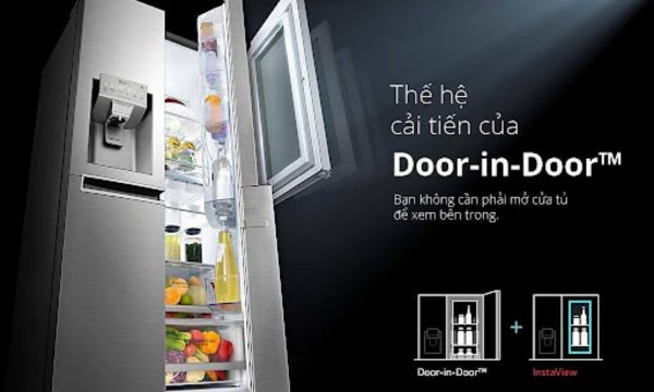 Công nghệ InstaView trên tủ lạnh LG