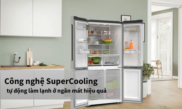Công nghệ SuperCooling trên tủ lạnh Bosch