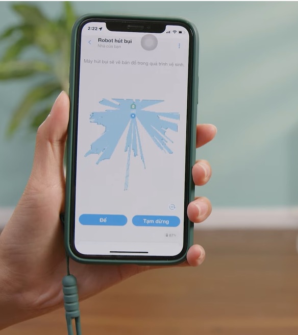 Cách điều khiển robot hút bụi samsung trực tiếp trên điện thoại