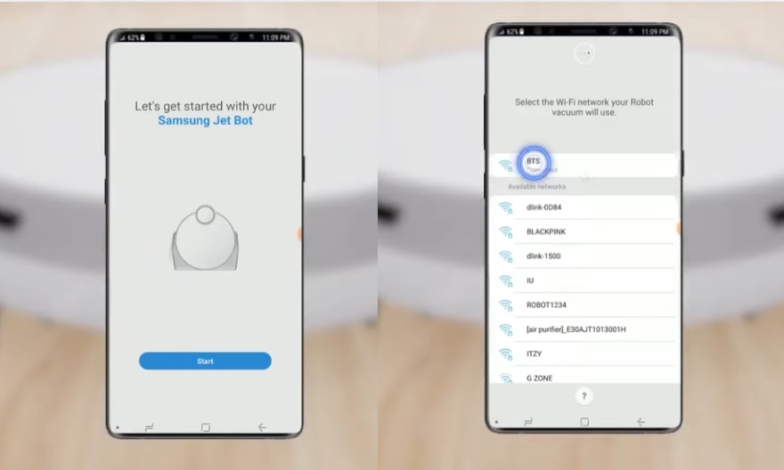 Cài đặt và kết nối robot hút bụi Samsung với ứng dụng SmartThings