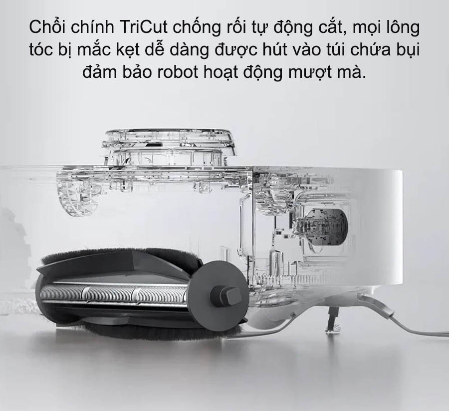 Chổi chống rối tích hợp bộ cắt