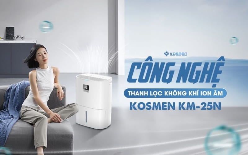 Đánh giá máy hút ẩm Kosmen về khả năng lọc không khí