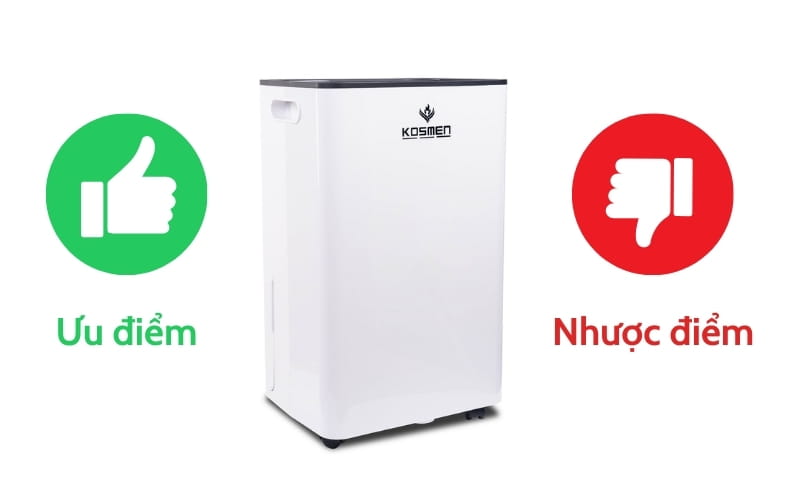 Ưu nhước điểm máy hút ẩm Kosmen