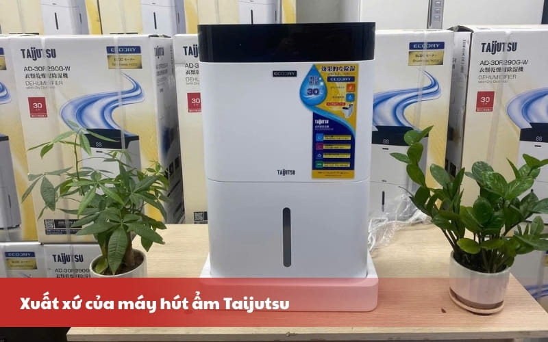 Xuất xứ của máy hút ẩm Taijutsu