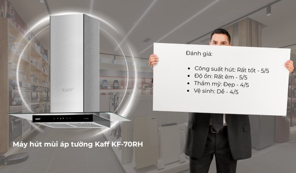 Máy hút mùi áp tường Kaff KF-70RH