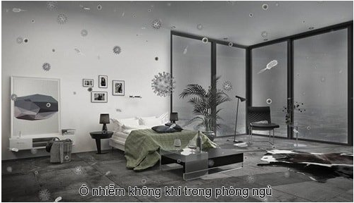 Cẩn thận không khí ô nhiễm trong phòng ngủ
