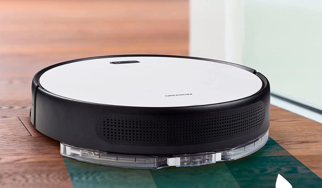 Thiết kế và chất liệu robot hút bụi medion