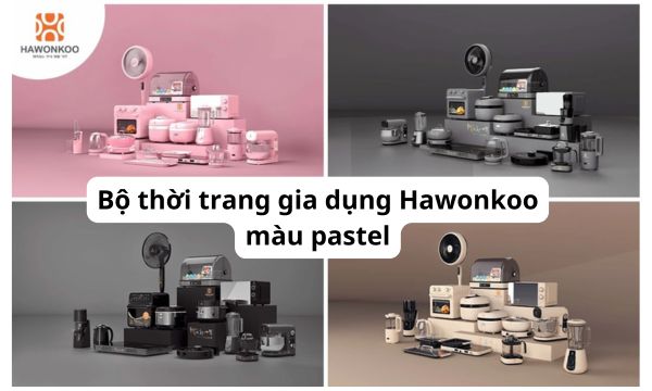 Bộ thời trang gia dụng Hawonkoo màu pastel