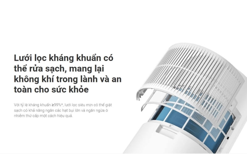 Máy hút ẩm Xiami hỗ trợ lọc không khí