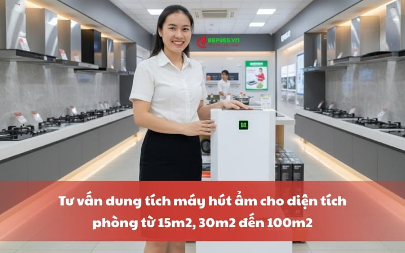 Tư vấn dung tích máy hút ẩm cho diện tích phòng