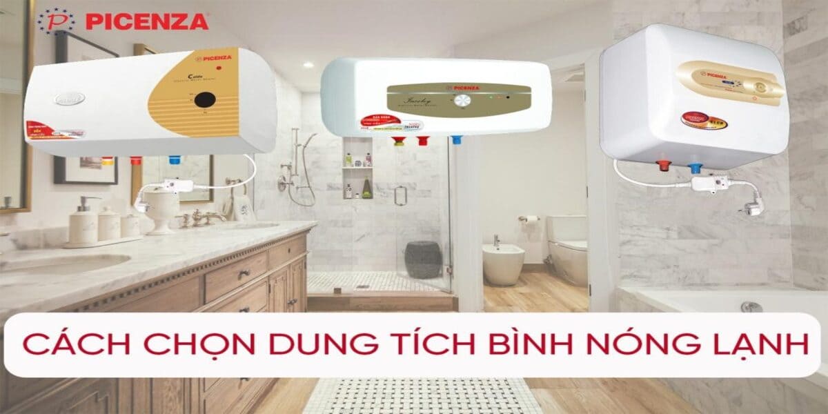 Cách chọn dung tích bình nóng lạnh gián tiếp
