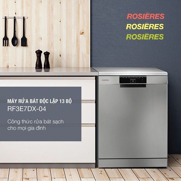 Máy rửa bát Rosieres RF 3E7DX-04