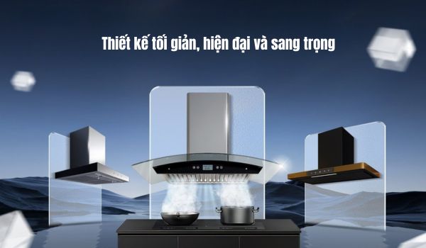 Bosch luôn đề cao sự tối giản, hiện đại và sang trọng trong thiết kế máy hút mùi