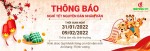 Thông Báo Nghỉ Tết, Chào Đón Xuân Nhâm Dần 2022