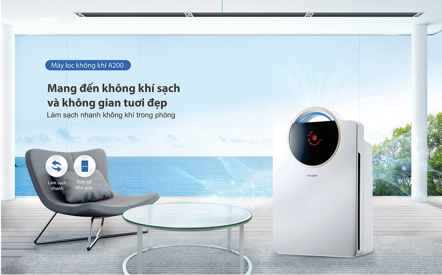 Hình ảnh máy lọc không khí Chungho