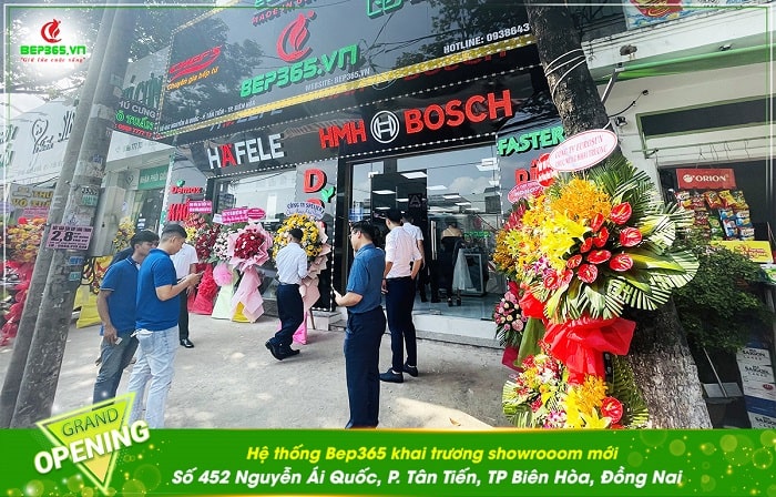 SỰ KIỆN tháng 4] Khai trương showroom Bep365.vn tại Biên Hòa ...