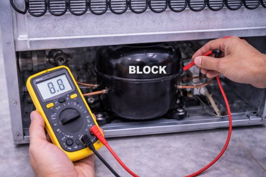 Block tủ lạnh có vấn đề