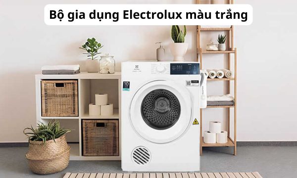 Bộ gia dụng Electrolux màu trắng