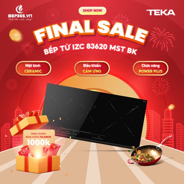 Bếp từ Teka IZC 83620 MST BK
