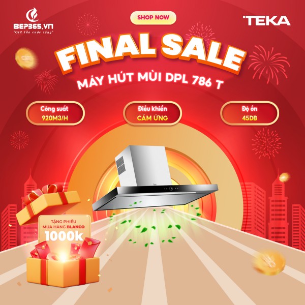 Máy hút mùi áp tường Teka DPL 786 T