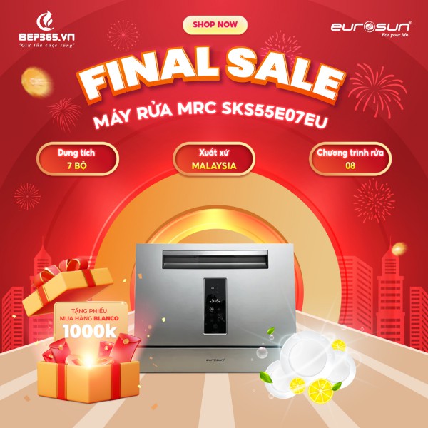 Máy rửa bát Eurosun SKS55E07EU