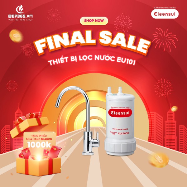 Thiết bị lọc nước dưới bồn rửa Cleansui EU101